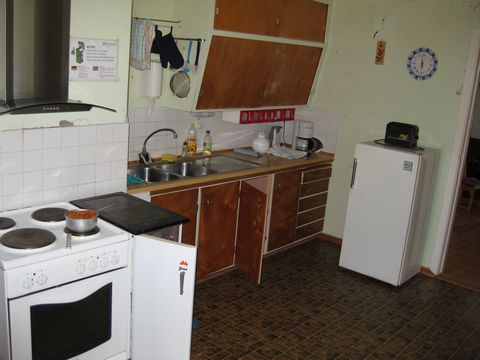 compact kitchen interior